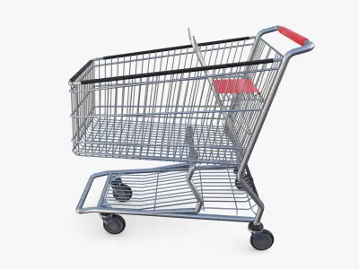 Shopping cart v6 3D model