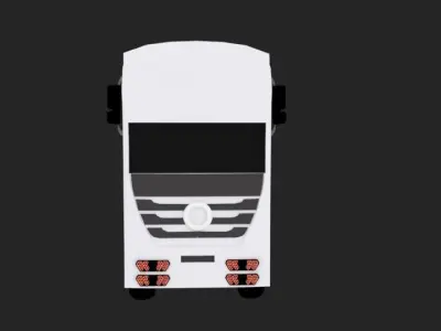 Truck with fuel tank 3D print model