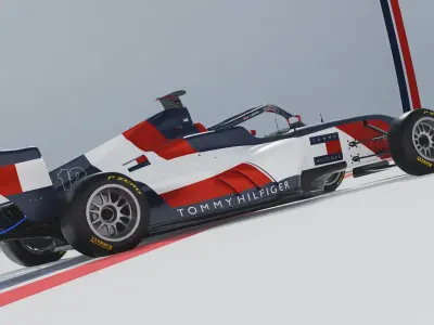 F1 Academy car by Tatuus 3D model