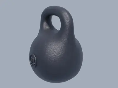 Kettlebell Low-poly 3D model