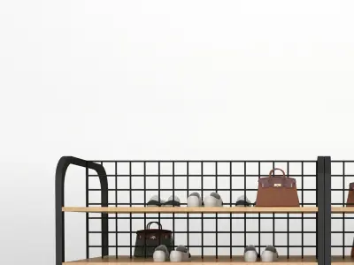 shelving monomer decoration Cabinets Modern 3D model