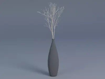 Decorative Vase Low-poly 3D model buy