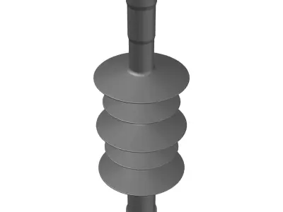 Medium voltage outdoor cable terminal Free 3D model