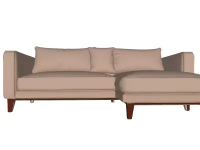 MODERN SOFA Low-poly 3D model purchase