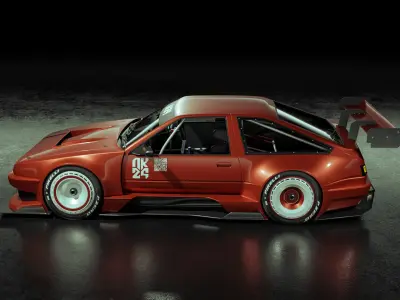 Toyota AE86 Vision 3D model