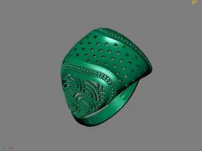 Women Plain Ring Ready STL Models Womens Ring 3d models 3D print model 43