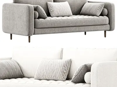 Dennes Sofa By Westelm 3D model
