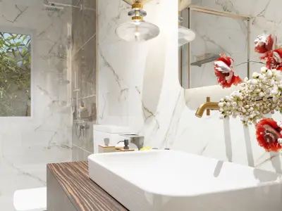 Bathroom Design Blender File 3D model