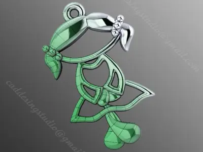 pendant ak1 3D print model