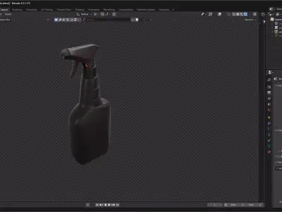 Spray Bottle 3D model
