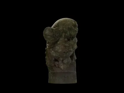 Anydrafts Statue 02 Low-poly 3D model