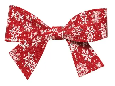 Christmas Bow Ribbon 78 Low-poly 3D model