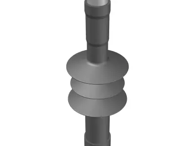 Medium voltage indoor cable terminal Free 3D model