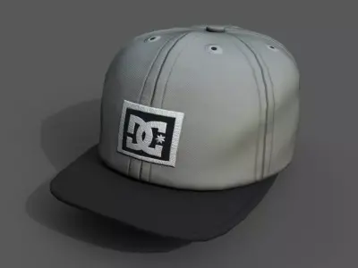 Cap human scifi Generic sport 3d model low poly  Low-poly 3D model