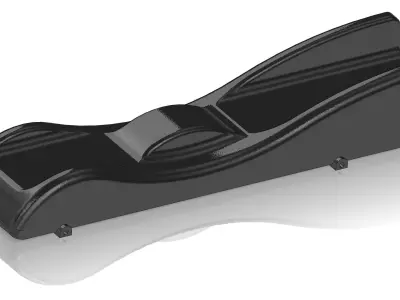 Batmobile Pinewood Derby Car 3D print model