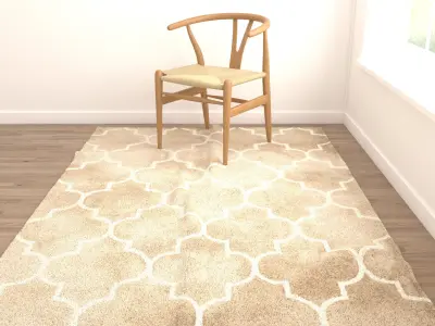 Rugs No 129 Low-poly 3D model