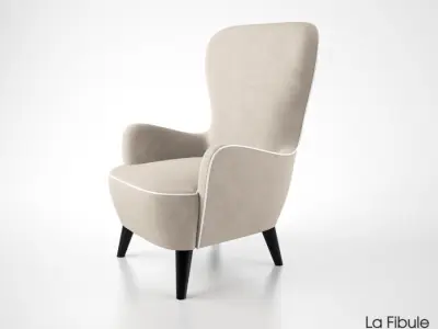La Fibule Hepburn Armchair 3D model