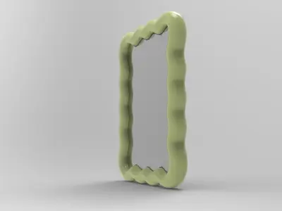 Lulu Mirror Low-poly 3D model
