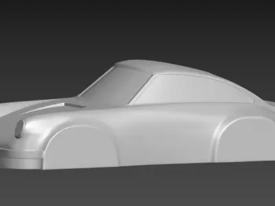 Porsche 911 simplified decorative model ver3 3D print model