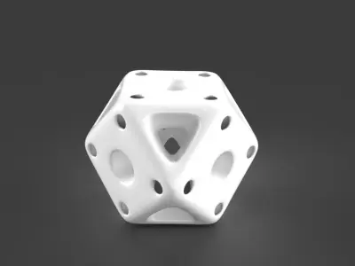 Mathematical  art 3D print model
