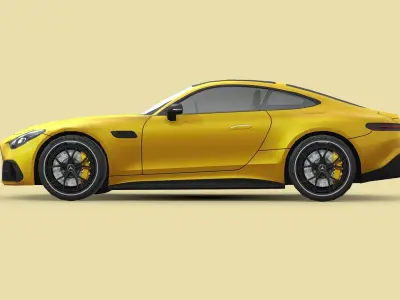 Mercedes-Benz AMG GT43 Coupe 2024 Low-poly 3D model