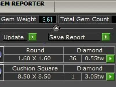 Cushion Solitaire Ring 3D print model