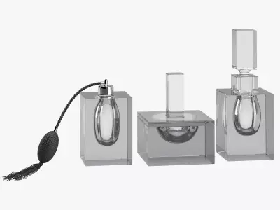 Decoration 27 Perfume Set 3D model