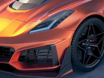 Chevrolet Corvette ZR1 CG 2019 3D model