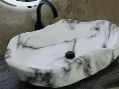 Marble sink HP  3D model