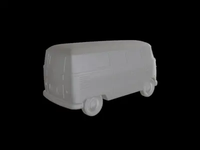 1960 VW MICROBUS 3D print model