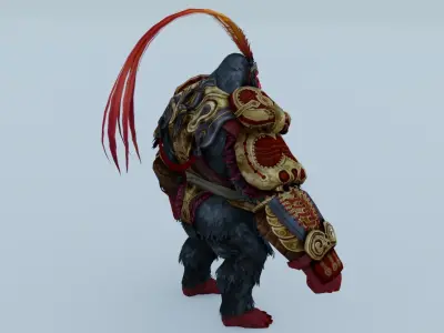 Gorilla Monkey kong 3D model