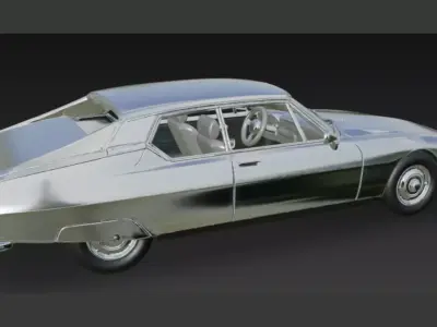 Citroen SM Car 3d Model For Print 3D print model