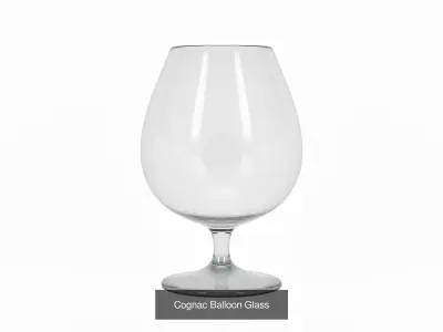 Photorealistic Cocktail and Wine Glass Pack - 5 Models