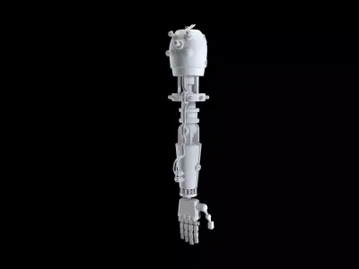 Robot Hand Free low-poly 3D model