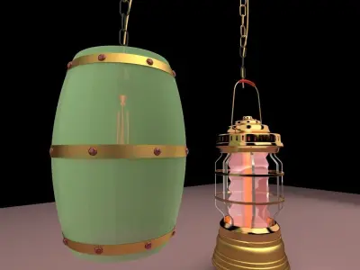 Chinese lantern 3D model