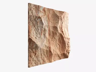 05-RockPanel piece of rock 3D model