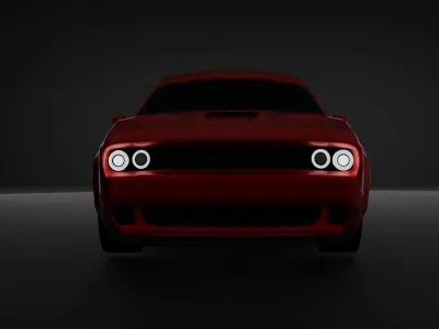 Dodge Challenger Hellcat 3D model