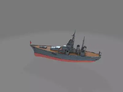 Battleship 3D print model