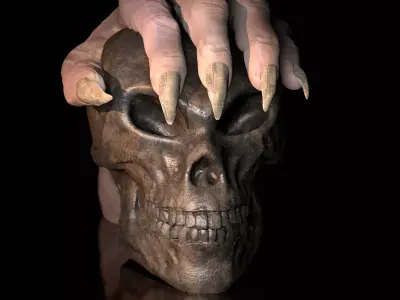 Skull Mystic  3D Model File 3D print model
