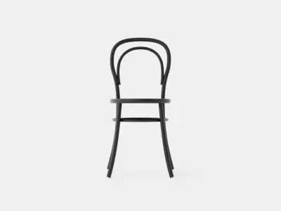 No 14 Chair - Black Grain Low-poly 3D model