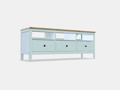 HEMNES TV bench 1 Low-poly 3D model