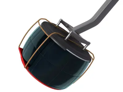 Ski lift gondola TITLIS ROTAIR  3D model