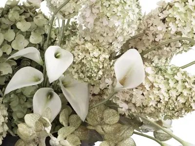 Flower In Vase 128 3D model