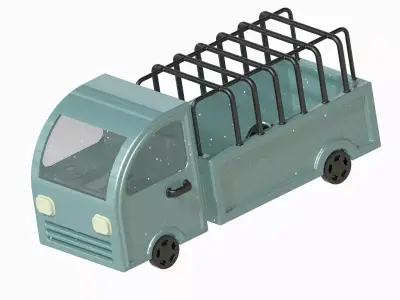 Stylish Mini Truck 3D print model