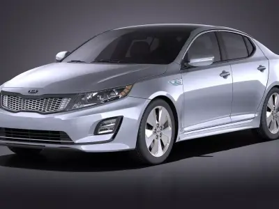 Kia Optima Hybrid 2016 VRAY 3D model