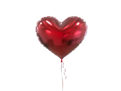 Balloon heart 3D model