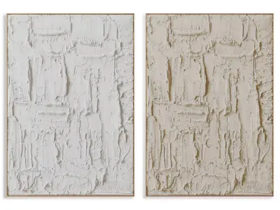 Abstract Painting Frame set 3D model 199