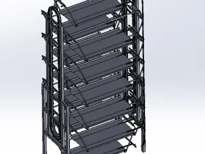 Rotary Parking 3D model