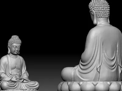 Buddha 010 3D print model