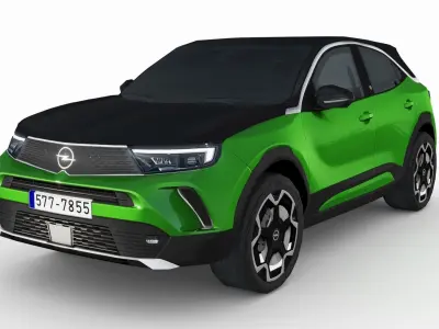 Opel Mokka E 2021 Low-poly 3D model